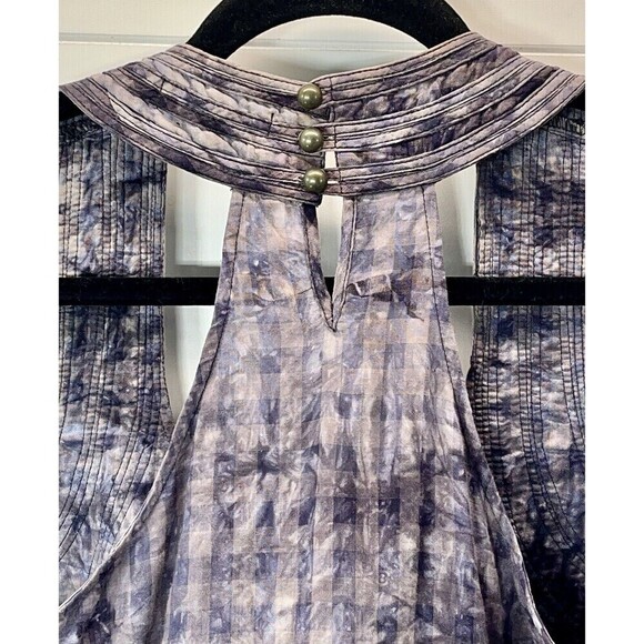 Mine Anthropologie Military Tie Dye  Sleeveless Racerback Top Med Grunge Biker - Picture 6 of 11